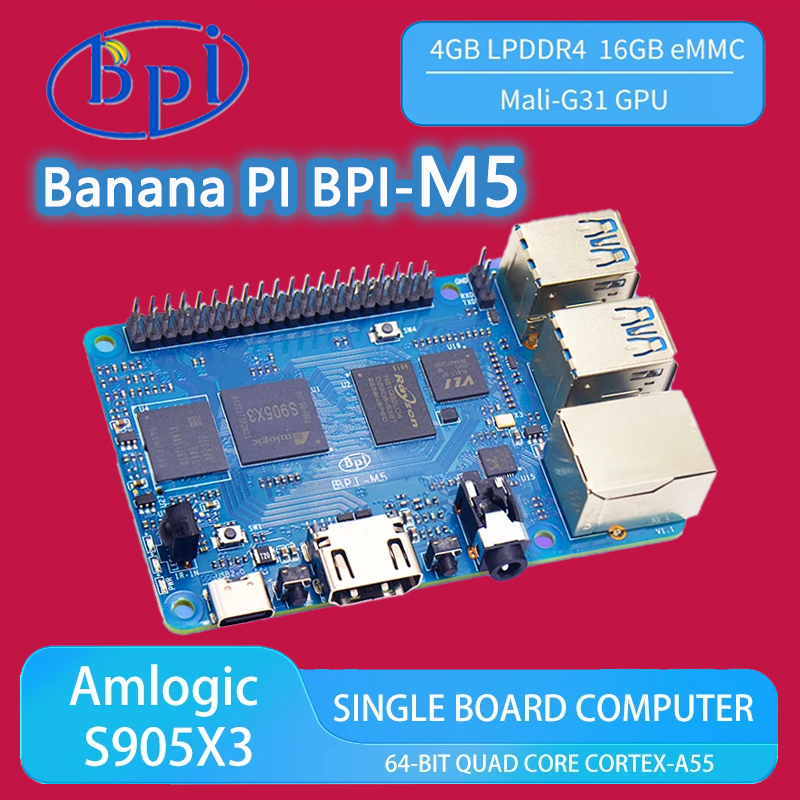 Banana PI BPI-M5 Amlogic S905X - Banana Pi Bpi-M5 评论和价格
