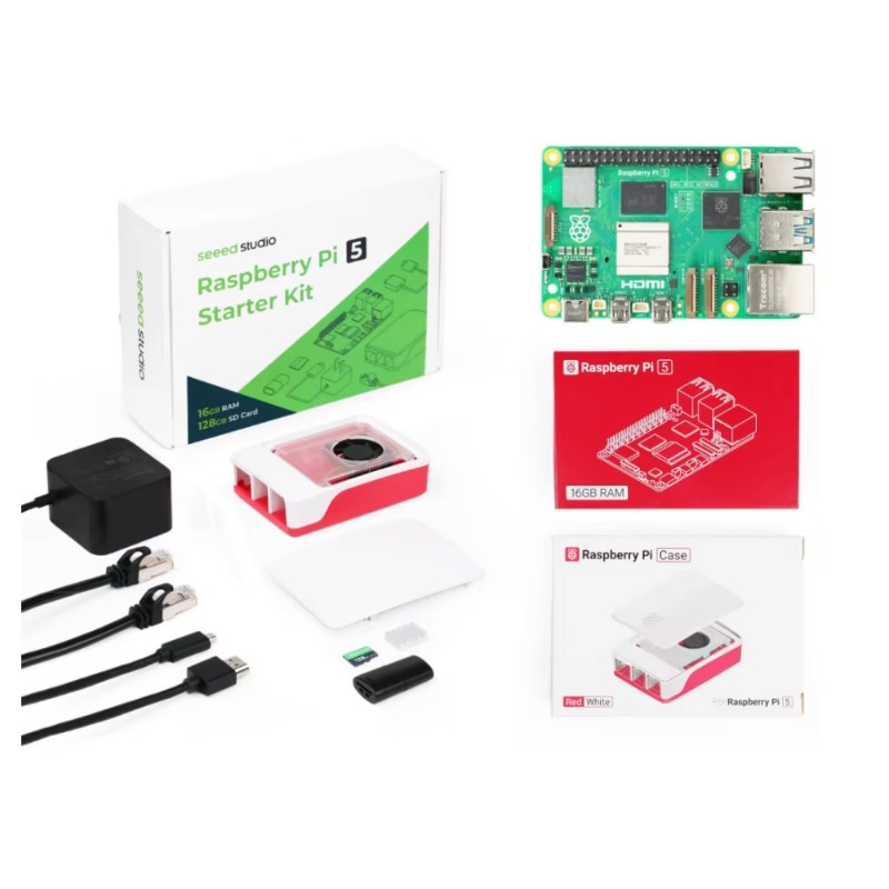 5 Starter Kit - 4GB/8GB/16GB R - Raspberry Pi 5 8Gb Kit 评论和价格