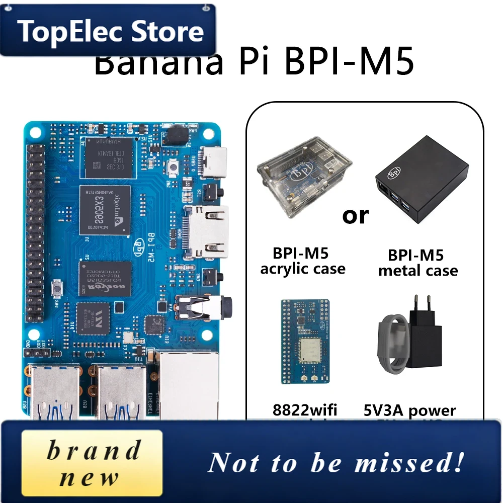 TopElec Banana PI BPI-M5 SET W - Banana Pi Bpi-M5 评论和价格