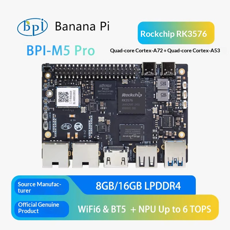 Banana Pi BPI-M5 Pro Rockchip  - Banana Pi Bpi-M5 评论和价格